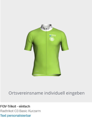 Ortsvereinsname individuell eingeben