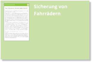 Sicherung von Fahrrädern